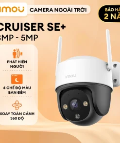 Camera Wifi ngoài trời Imou Cruiser SE+ I 3MP/5MP I IPC-S51FEP I Đàm thoại 2 chiều I Xoay 360